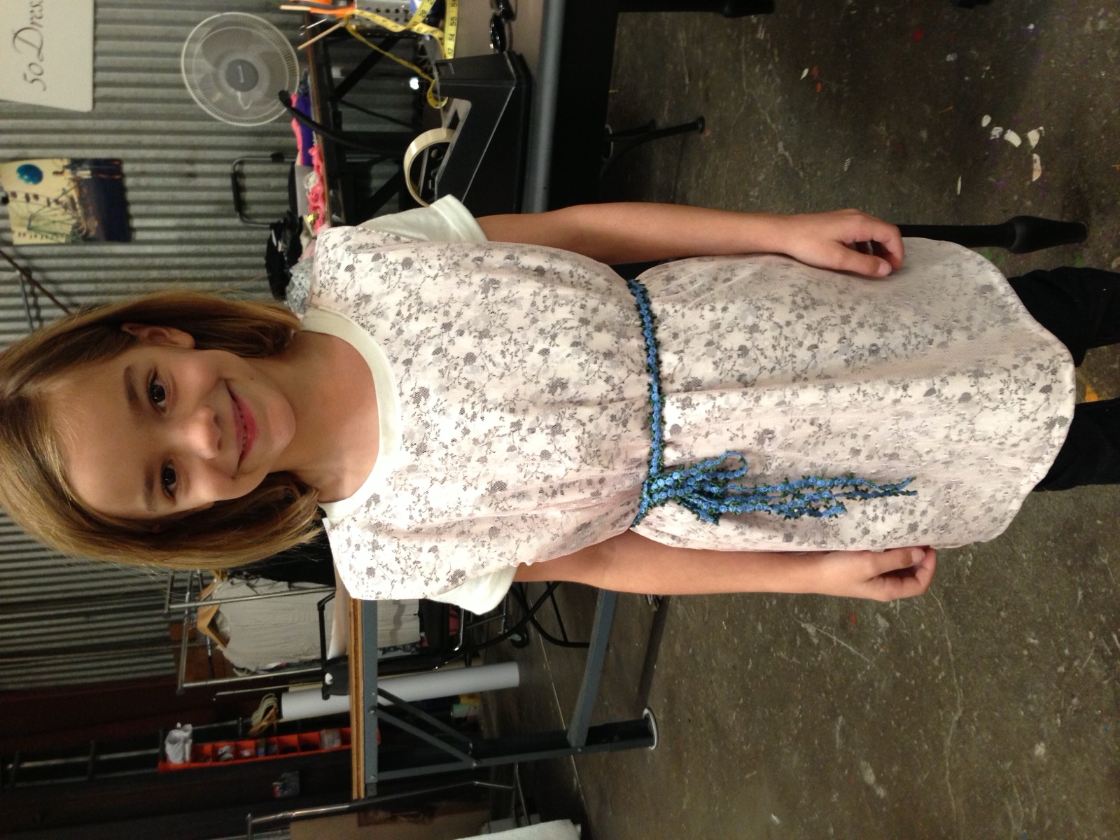 Custom dresses made in a sewing lesson