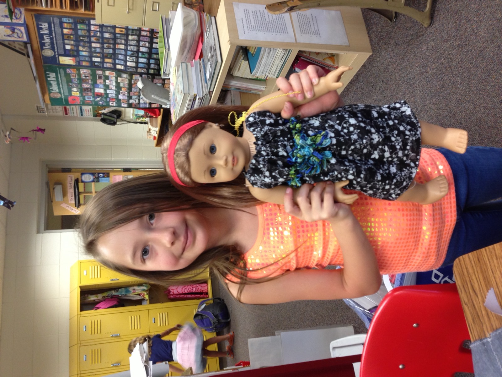 Dolls & dresses made in a sewing lesson
