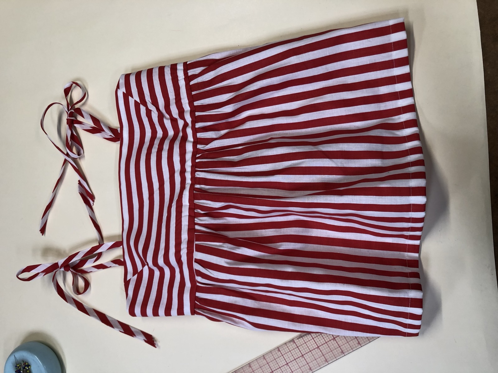 Top made in a sewing lesson