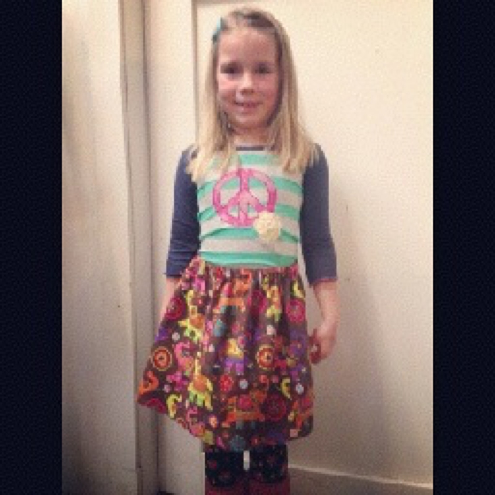 Skirts made in a sewing lesson
