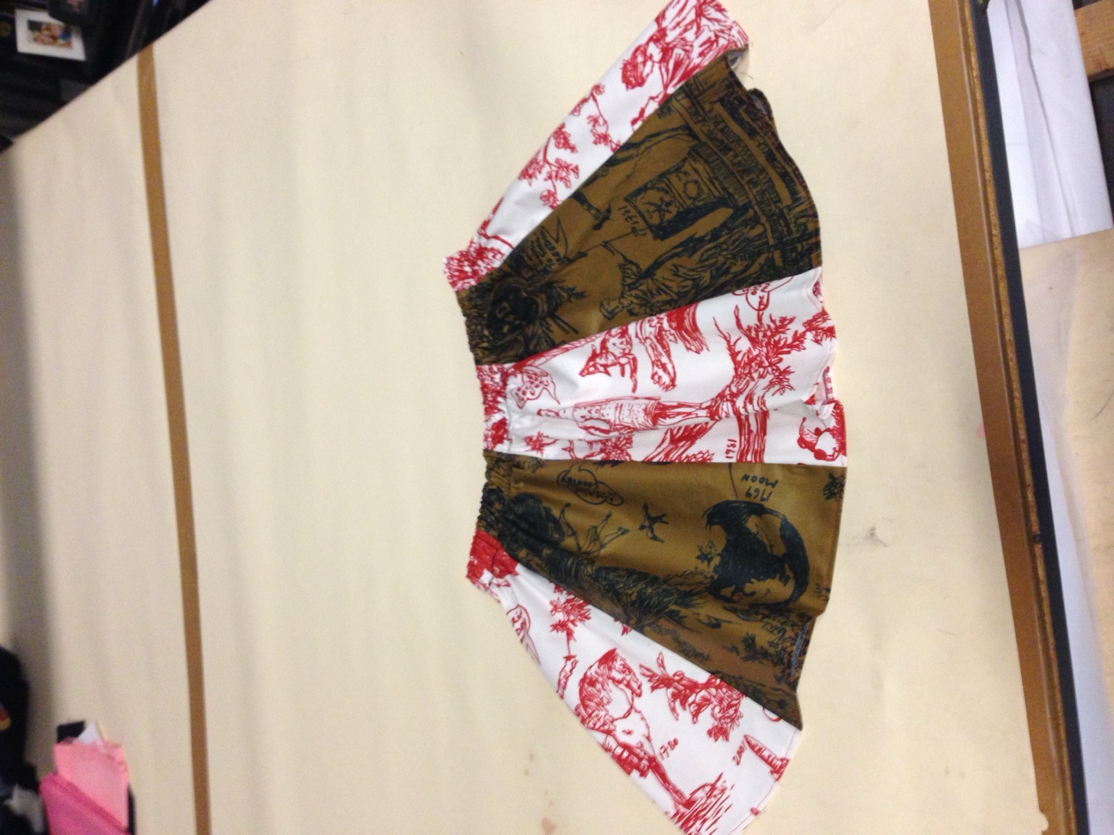 Skirts made in a sewing lesson